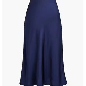 J. Crew Navy Midi Skirt